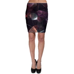 Crystals Background Designluxury Bodycon Skirt