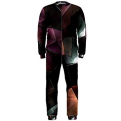 Crystals Background Designluxury Onepiece Jumpsuit (men)