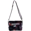 Crystals background designluxury Shoulder Bag with Back Zipper View3