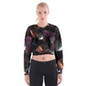 Crystals background designluxury Cropped Sweatshirt View1