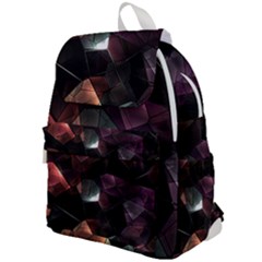 Crystals Background Designluxury Top Flap Backpack