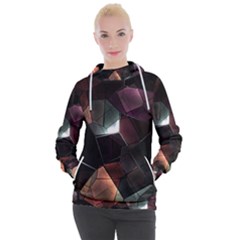 Crystals Background Designluxury Women s Hooded Pullover by Jancukart