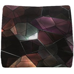 Crystals Background Designluxury Seat Cushion by Jancukart