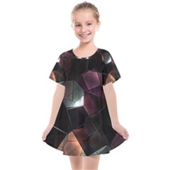 Crystals Background Designluxury Kids  Smock Dress by Jancukart