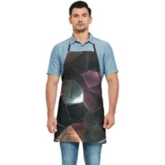 Crystals Background Designluxury Kitchen Apron by Jancukart