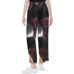 Crystals Background Designluxury Women s Pants  by Jancukart