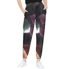 Crystals Background Designluxury Tapered Pants by Jancukart