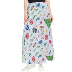 Wallpaper Special Christmas Maxi Chiffon Skirt by nate14shop