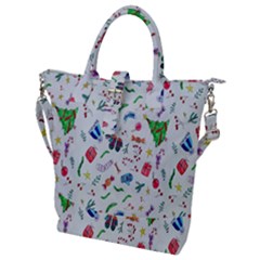 Wallpaper Special Christmas Buckle Top Tote Bag