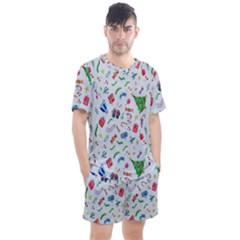 Wallpaper Special Christmas Men s Mesh Tee And Shorts Set