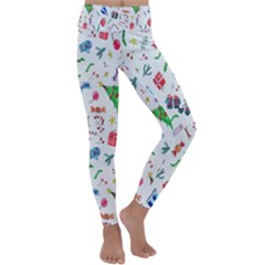 Wallpaper Special Christmas Kids  Lightweight Velour Classic Yoga Leggings