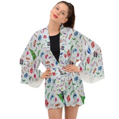 Wallpaper Special Christmas Long Sleeve Kimono