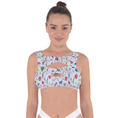 Wallpaper Special Christmas Bandaged Up Bikini Top