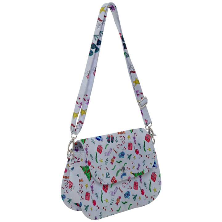 Wallpaper Special Christmas Saddle Handbag