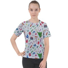 Wallpaper Special Christmas Women s Sport Raglan Tee