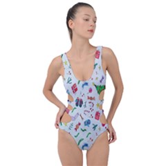 Wallpaper Special Christmas Side Cut Out Swimsuit