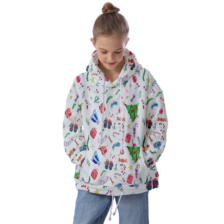 Wallpaper Special Christmas Kids  Oversized Hoodie