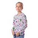 Wallpaper Special Christmas Kids  Long Sleeve Tee with Frill  View2