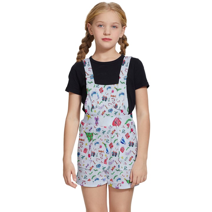 Wallpaper Special Christmas Kids  Short Overalls