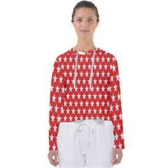 White Star Women s Slouchy Sweat