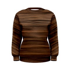 Texture Wood,dark Women s Sweatshirt