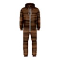 Texture Wood,dark Hooded Jumpsuit (Kids) View1