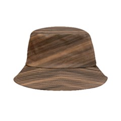 Texture Wood,dark Inside Out Bucket Hat by nate14shop