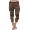 Texture Wood,dark Capri Winter Leggings  View1