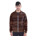 Texture Wood,dark Men s Windbreaker View1