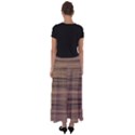 Texture Wood,dark Flared Maxi Skirt View2