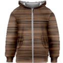 Texture Wood,dark Kids  Zipper Hoodie Without Drawstring View1