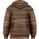 Texture Wood,dark Kids  Zipper Hoodie Without Drawstring View2