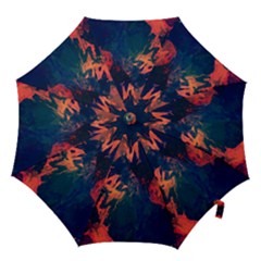 Background-abstrac Orange Hook Handle Umbrellas (medium) by nateshop