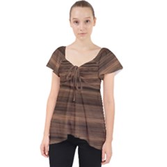 Texture Wood,dark Lace Front Dolly Top