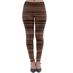 Texture Wood,dark Lightweight Velour Leggings by nateshop