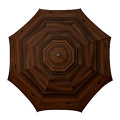 Texture-dark Wood Golf Umbrellas by nateshop