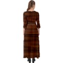 Texture-dark Wood Button Up Boho Maxi Dress View2