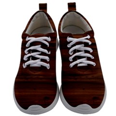 Texture-dark Wood Mens Athletic Shoes by nateshop