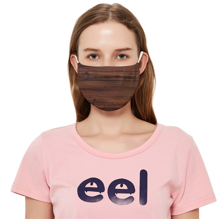 Texture-dark Wood Cloth Face Mask (Adult)