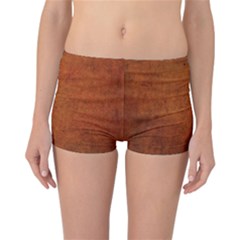 Brown Reversible Boyleg Bikini Bottoms by nateshop