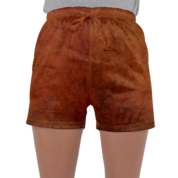 Brown Sleepwear Shorts