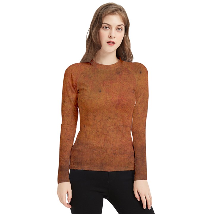 Brown Women s Long Sleeve Rash Guard