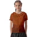 Brown Kids  Frill Chiffon Blouse View1