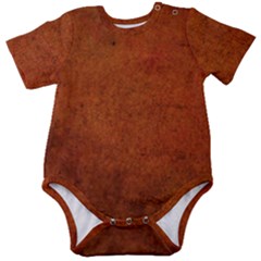 Brown Baby Short Sleeve Onesie Bodysuit