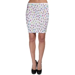 Snowflakes,colors Of The Rainbow Bodycon Skirt by nateshop