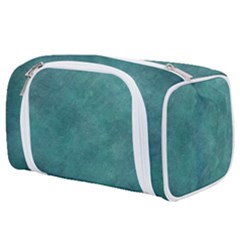 Dark Green Abstract Toiletries Pouch by nateshop