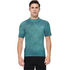 Dark Green Abstract Men s Short Sleeve Rash Guard