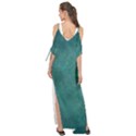 Dark Green Abstract Maxi Chiffon Cover Up Dress View2