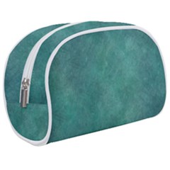 Dark Green Abstract Make Up Case (Medium)