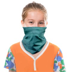 Dark Green Abstract Face Covering Bandana (kids) by nateshop